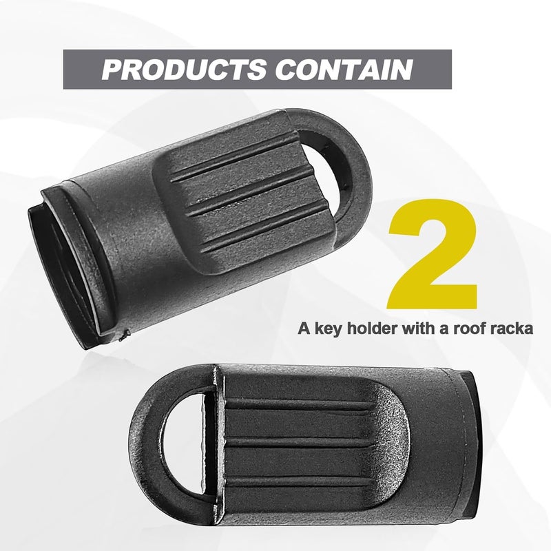 Pleoos Roof Rack Crossbar Key, 2pcs Roof Rack Crossbar Key Clip Compatible with 2013-2022 RAV4# PT278-42151-AD PT27842151AD - Image 5